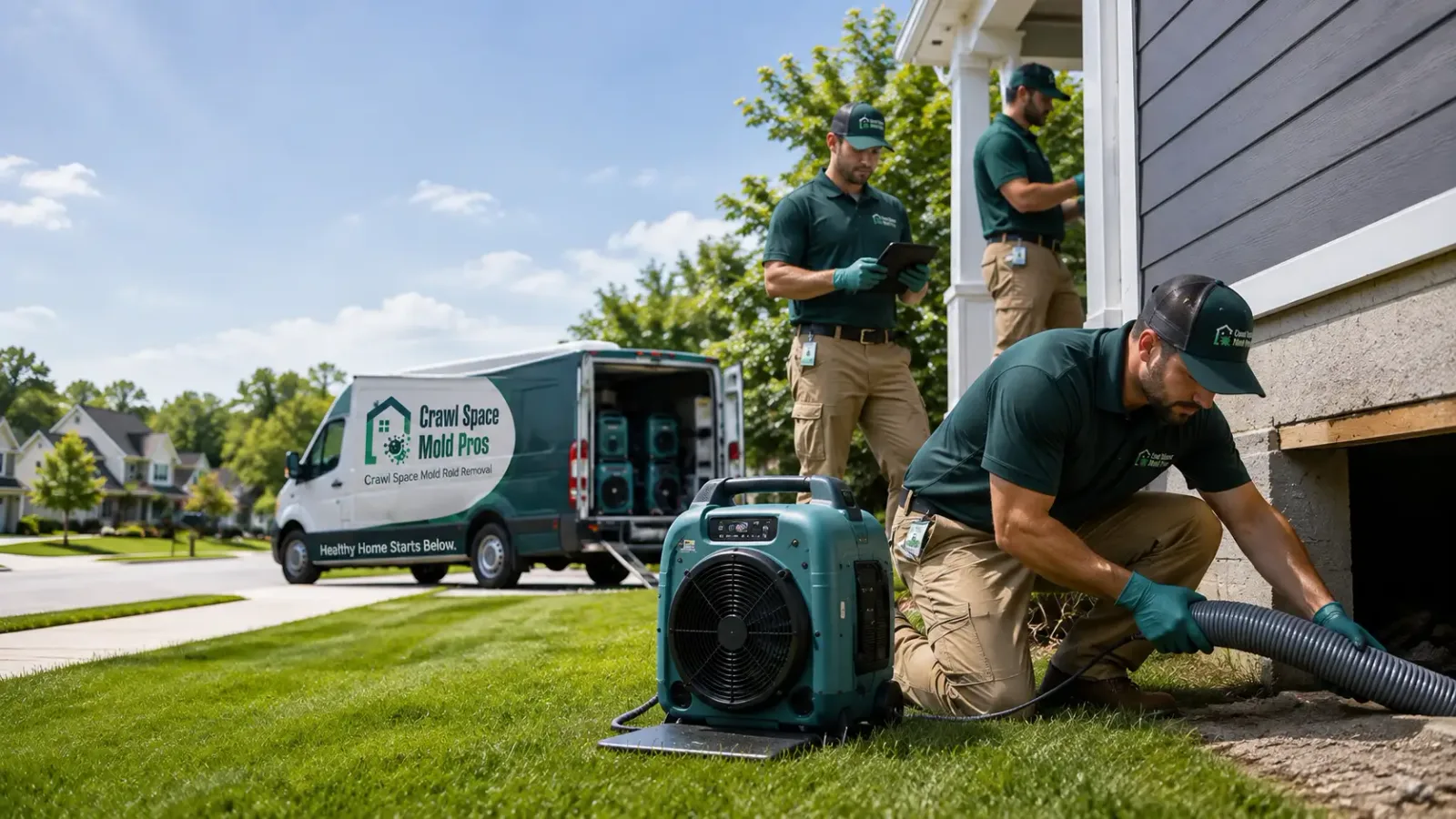 Crawl Space Mold Removal in Mishicot, WI